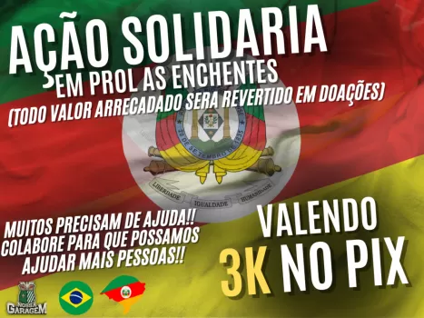 Ação solidaria em prol do rio grande do sul