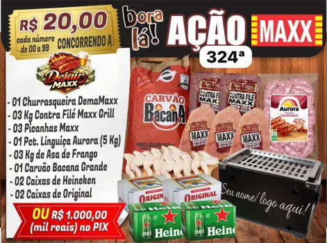 Dejair maxx - Ação 324ª kitmaxx completo ou 1k