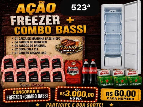 Dejair maxx - Ação 523ª freezer + combo bassi ou 3k