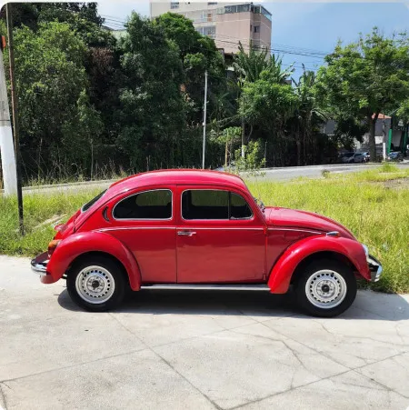 110° ação fusca 1980 vermelho tornado