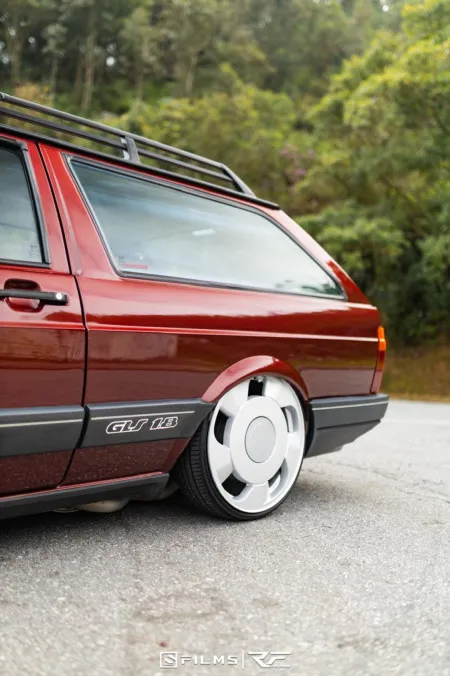 Parati gls 1992 vermelho montana c/ ar cond ou 30k