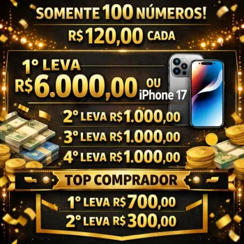 Binho Chevette - Iphone ou 6 k + 3 prêmios de milão