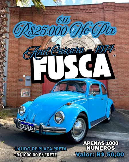 Meu novo carro antigo - 78* ação fusca 1974 azul caiçara 1300