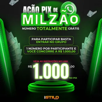 Milzão no pix de graça