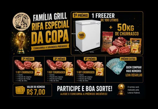 Vinicius Gabriel Martins Vinicius - Especial copa freezer + 50kg de churrasco
