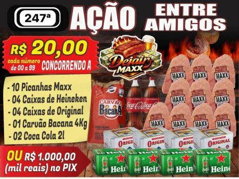 Dejair maxx - Ação 247ª combo com 10 picanhas maxx ou mil no pix