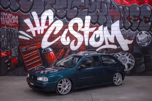 hfcustom - Gol cli 1996 verde nice ou 25k