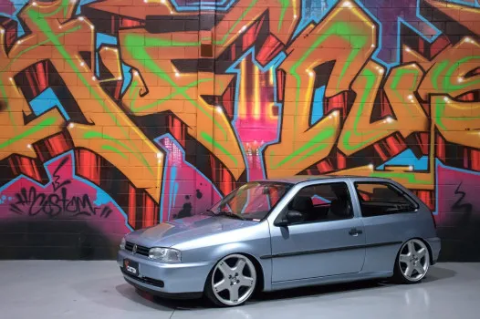 hfcustom - Gol cli 1.8 (pp) 1995 azul havaí ou 25k