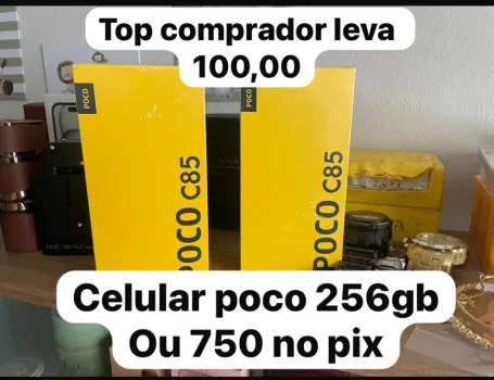 Binho Chevette - Celular poco 256 gb ou 750 no pix