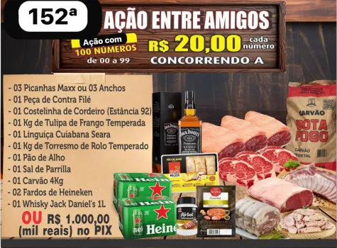 Dejair maxx - Ação 152ª mega combo churras ou mil no pix