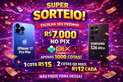 2M Garagem - Iphone 17 promax ou samsung s26 ultra ou 7k no pix