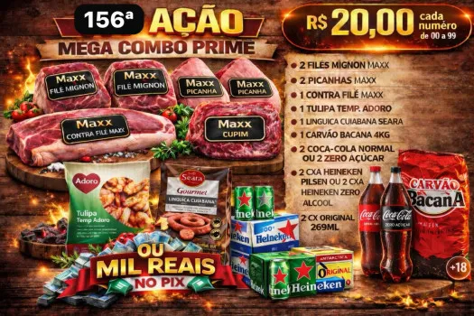 Dejair maxx - Ação 156ª mega combo prime ou mil no pix