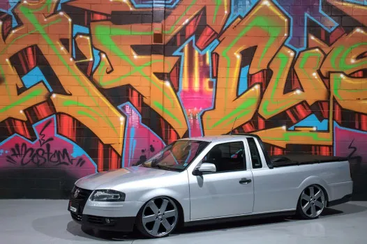 hfcustom - Saveiro super surf 2008 prata reflex ou 40k