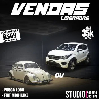 STUDIO RODRIGO CUSTOM - Mobi 20241.0 flex completo ou fusca 66 ou 35k