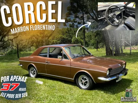 Corcel 77 luxo marrom florentino + r$ 500,00