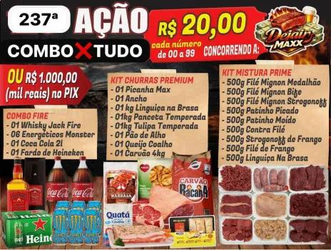 Dejair maxx - Ação 237ªcombo x tudo ou mil no pix