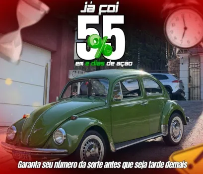 Alemão cts - Fusca verde tropical 1975 interna original
