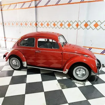 96° ação fusca 1980 vermelho sport