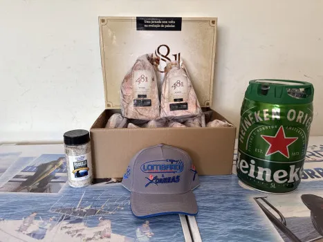 André Henrique de Oliveira Lombardi - Caixa de picanha 481 + chopp + sal + boné