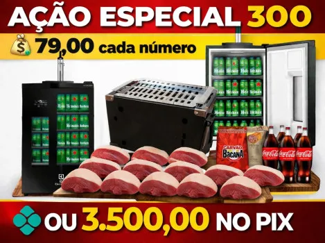 Dejair maxx - Ação especial nª 300 varuos prêmios ou 3,5k