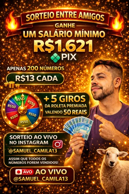 Samuel Rodrigues da silva - Sorteio de um salário mínimo (1.621)