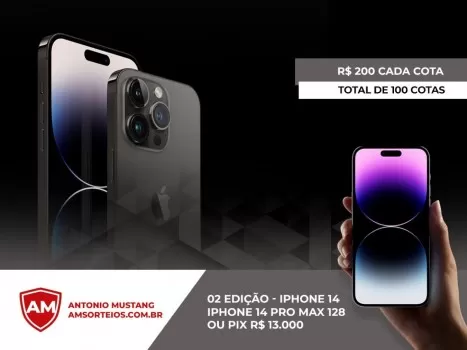 2? edi??o iphone 14 pro max ou pix 13.000,00 mil