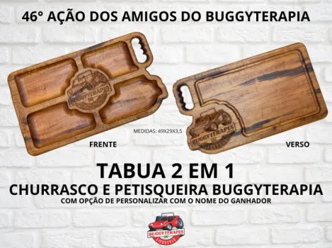 46° ação buggyterapia tabua churrasco petisqueira