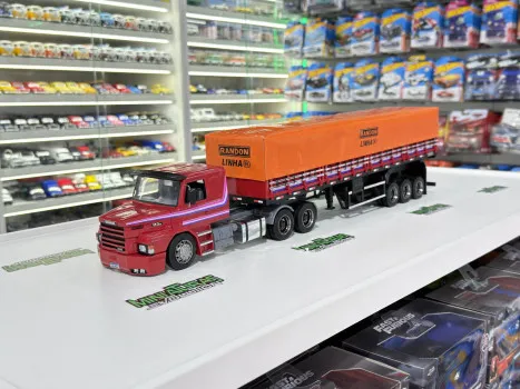 Minis Evolution - Scania 113 vermelho escala 1/32