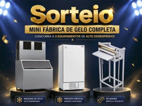 Mini Fabrica de Gelo - Mini fabrica sorteio