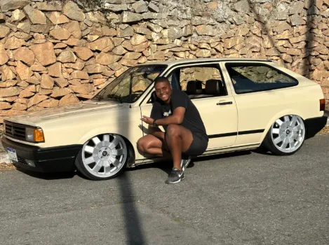 Gol cl 1989 bege arena ou 25k + 500 do 2° ao 5°