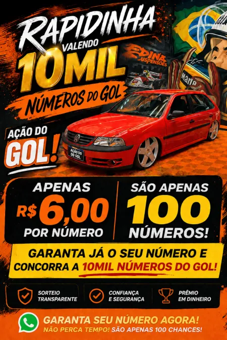 Edinã Garbin Cotica - Rapidinha valendo 10mil números da ação do gol