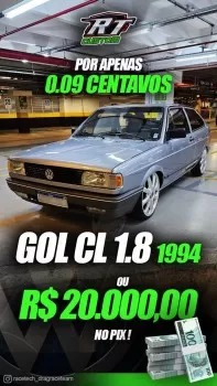 Gol cl 1.8 1994 ou 20k no pix