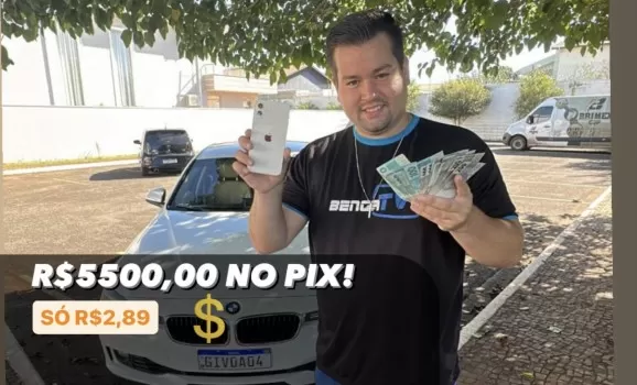 R$5500,00 no pix ou 1 iphone 14 pro max!
