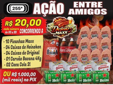 Dejair maxx - Ação 255ªcombo com 10 picanhas maxx ou mil no pix