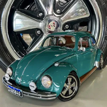 SUA GARAGEM - 36ª ação- fusca 73 coleção c/ teto solar impecável