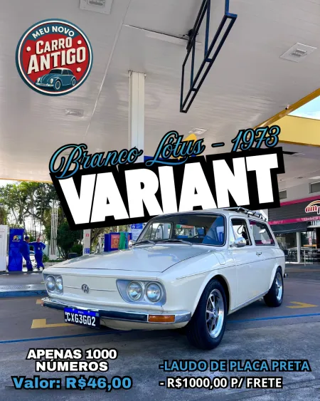 Meu novo carro antigo - 82* ação variant 1973 branco lótus