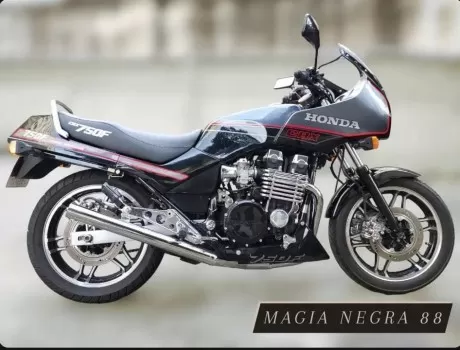 6? a??o - cbx750f magia negra - 88