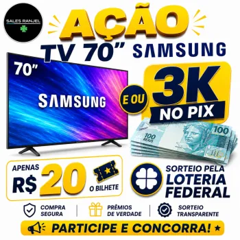 Sales Ranjel - Tv samsung 70pol e ou 3k no pix