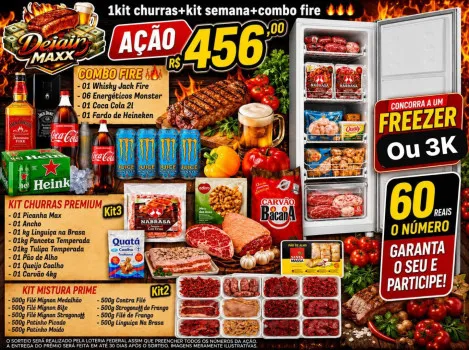Dejair maxx - Ação 456ª freezer + 3 combos ou 3k