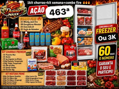 Dejair maxx - Ação 463ª freezer + 3 combos ou 3k