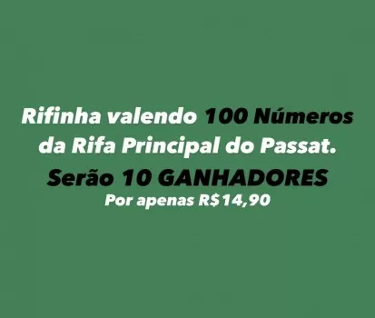 Rifinha valendo 100 n?meros da principal