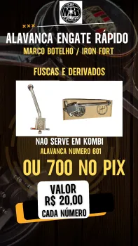 Alavanca engate rápido marco botelho iron fort