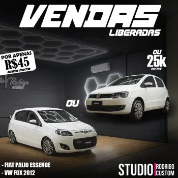 Rodrigo Custom - Vw fox completo ou fiat palio essence ou 25k