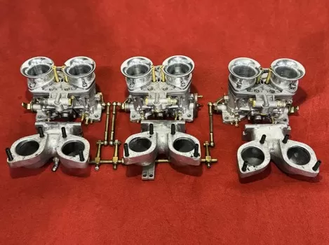 Antigo da Sorte - Tripla weber 40, coletores e acionamentos