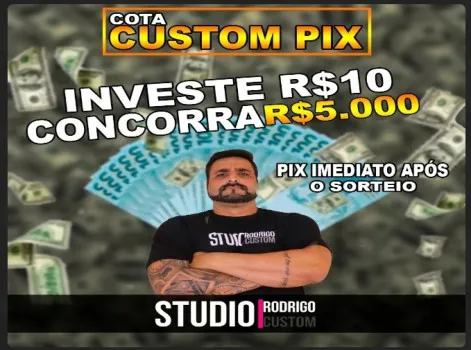 Studio Rodrigo Custom - Acao entre amigos custom pix de 5k no pix.