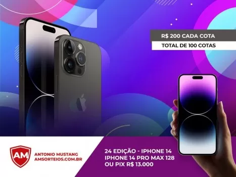 24? edi??o iphone 14 pro max ou pix 13.000,00 mil