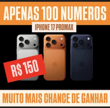 Juts Imports - 18ª iphone 17 promax 256 ou 8k (fechou, sorteia)