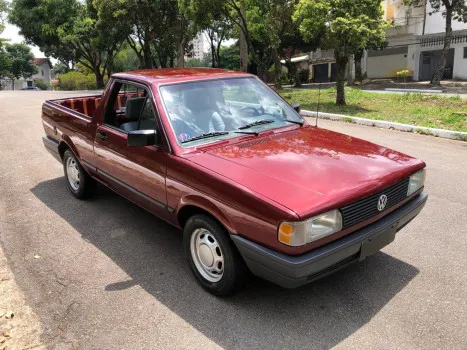 Vw saveiro cl 1.6 ap 1996 vermelho real