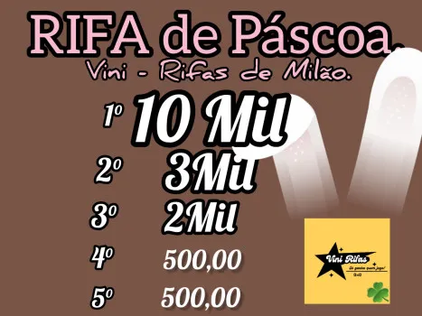 Vini Rifas - Rifa de páscoa-milão edição 0132