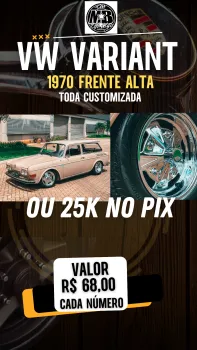 Vw variant 1970 frente alta ou 25k no pix